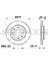 AE0009 Ön Fren Disk Aynası P106 Saxo 1.1 1.3 1.4 1.4l 1.5d 1.6l 91-206 P306 206 T3E P205 P309 Azx 4249.96 1