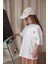 Mantar Nakışlı Oversize T-Shirt 1