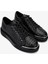 Erkek Deri Siyah Sneakers & Spor Ayakkabı 352 22214 Erk Ayk Y25 Sıyah Orgu 2