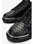 Erkek Deri Siyah Sneakers & Spor Ayakkabı 352 22214 Erk Ayk Y25 Sıyah Orgu 3