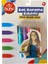Saç Boyama Kalemi 5 Renk 1 Paket Bubu Saç Boyama Tebeşiri 5 Li Yıkanabilir Mini Tarak li Hair Chalk Pen 2