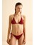 Kırmızı Lureks Üçgen Bikini Takım 1