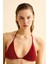 Kırmızı Lureks Üçgen Bikini Takım 3