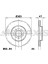 AE0049 Ön Fren Disk Aynası Mondeo Iıı 1.8 2.0 2.2 00-07 Jaguar Type 01-09 Ölçü 300X24X5 Bijon H 1376118 1
