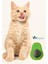 Luxury Doğal & Yenilebilir Kedi Nanesi Otu Avokado Kedi Çimi Özel Yapışkanlı 360° Dönen Catnip Yalama Topu 1 Adet 5