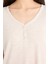 Regular Fit Ribana Kısa Kollu Pijama Üstü Esnek Belli Şort Pijama Altı- Fall in Love E9832AX25SM 5