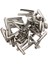 40PCS Metal Saç Timsah Klipler Duckbill Clip Kızlar Için 3,2cm Tek Çatal Timsah Saç Tokaları Saç Stili Araçları Accessoriescolor: 40PCS Gümüş (Yurt Dışından) 1