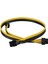 5 Adet Pcı-E 8pin'den Çift 6+2 Pin Güç Kaynağı Kablosu Pcıe 6+2pin Erkek (Yurt Dışından) 3