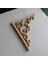 4 Adet Boyanmamış Ahşap Kalıplamalar Avrupa Ahşap Aplikeleri 12CM (Yurt Dışından) 5