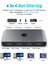 Kvm Switch Splitter Pc Klavye Fare Yazıcı 4 Giriş 4 Çıkış Hub (Yurt Dışından) 5