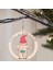 Ahşap Oyuk Oyma Asılı Dekor, Noel Ağacı, Duvar, A (Yurt Dışından) 3