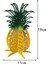 Creatives Metal Ananas Süsleri Ev Dekoru Sarı (Yurt Dışından) 4