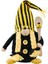 Bumble Bee Çizgili Cüce Yüzsüz Bebek Dekoru Ev Masaüstü Dekoru, B (Yurt Dışından) 1