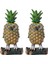 Sevimli Baykuş Şekli Reçine Süsler Pastoral Küçük Ananas-Baykuş (Yurt Dışından) 1