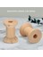 10 Adet Ahşap Boş Iplik Makarası Doğal Renk 29MM X23MM (Yurt Dışından) 3