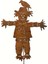 Scarecrows Bahçe Pay, Metal Bahçe İşareti Sonbahar Cadılar Bayramı Şükran Günü Açık Dekorasyon Korkuları Veranda için Heykel (Yurt Dışından) 6