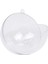 1 Adet Noel Ağacı Asılı Süsleme Topu Şeffaf 10CM (Yurt Dışından) 5