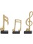 Müzik Notası Dekoru,hediyeler Müzikal Heykelcik Modern Heykel Heykel,altın (Yurt Dışından) 1