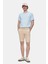 Valor Camel Gabardin Nakışlı Standard Fit Erkek Şort 2