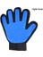 Pet Grooming Glove Fırçası Kediler ve Köpekler Için - 2-In-1 Saç Temizleme Eldiveni Masaj ve Saç Temizleme Fonksiyonları ile Köpek Ürünleri BOYUT:23X17CM/RENK:SAĞ-MAVI (Yurt Dışından) 1