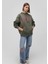 Mavi Logo Baskılı Kapüşonlu Haki Sweatshirt 1600361-71581 1