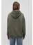 Mavi Logo Baskılı Kapüşonlu Haki Sweatshirt 1600361-71581 4
