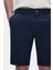 Valor Lacivert Gabardin Nakışlı Standard Fit Erkek Şort 3