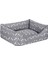 Uniform Bone Gri-Beyaz Kedi ve Köpek Yatağı S 40X50CM Nrmsa 2