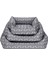 Uniform Bone Gri-Beyaz Kedi ve Köpek Yatağı S 40X50CM Nrmsa 4
