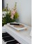 Beyaz Mermer Dikdörtgen Sunum Tabağı 24X12 cm | Çok Amaçlı Dekoratif Stand 1