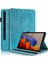 Samsung Galaxy Tab S7 Için Flip Kılıf Darbeye Dayanıklı Kabartmalı Tablet Kılıfı Braket ve Kart Yuvası ile (Yurt Dışından) 1