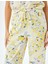 Limon Baskılı Rahat Kalıp Pamuklu Pijama Altı 5