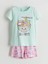 Baskılı Kız Çocuk Şortlu Pijama Takım (S5) 1