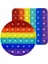 2pcs/pack Numaralar Mektuplar Alfabe Matematik Öğrenme Pop Fidget Oyuncakları Silikon Gökkuşağı Square Circle Kidscolor Için Eğitim Oyuncakları: Square Circle Pack 2 (Yurt Dışından) 1