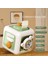 6 Inç 1 Montessori Eğitim Oyuncakları Duyusal Meşgul Meşgul Bebek Uygulama Becerileri Çekmece Küp Fidget Kız Boy Renk Için Eğitim Oyuncakları: Yeni Yeşil (Yurt Dışından) 1