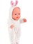 Roza Tavşanlı Çantalı Konuşan Oyuncak Bebek – 23 cm 3