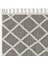 Bress 1409 Gri Hav Toz Vermez Hasır Dokulu Bukle Örgü Modern Desen Halı 3