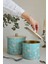 Botanica Desenli Metal Saklama Kabı Seti - 2'li Set (1,7 Lt - 3,5 Lt) 1