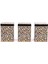 ERB24V4 Kare Metal Saklama Kabı 75X75 3 Lü Set, Leo 2