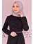 Kadın Giyim Abiye Moda Eteği Volanlı Kemeri Taşlı Tesettür Abiye Elbise 2497 4
