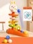 Montessori Bebek Oyuncaklar Haddeleme Topu Kazık Kule Beceri Eğitimi Eğitim Geliştirme Oyunları Babyrotating Istifleme Kulesi Oyuncak Renk: Kule Manha Ball (Yurt Dışından) 1