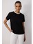 Ribana Yaka Kısa Kollu T-Shirt 2