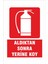 Aldıktan Sonra Yerine Koy 25X35CM Dakota Iş Güvenliği Uyarı Ikaz Levhası 1