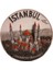 Istanbul Seramik Tabak Duvar Masa Süsü Dekor 18 cm Kırmızı 2