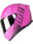 M 910 Lady Fuchsıa Pembe Tam Kask (Renkli Vizör) 1