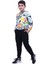 Desenli, Kapüşonlu, Unisex Sweatshirt-Eşofman Alt Üst Takım 2 Iplik 2