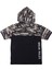 Erkek Çocuk 3'lü Kamuflaj Desenli Kapri-Baskılı Tişört- Kamuflaj Desenli Sweatshirt Alt Üst Takım 4