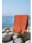 Coastline Kiremit Çift Tarafı Bukle 100X180 cm Boyasız %100 Organik Pamuk Saçaklı Plaj Havlusu 4