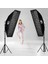 Ml-Kit 2 Cob LED Youtube Sürekli Video ve Fotoğraf Işık Ikili Set + Gdx BW-6090 Gridli Softbox 1