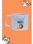 Good Mornıng Smıle Kahve Coffee Gülümse Tasarım Baskılı Beyaz Lüks Sap Kupa Bardak 1